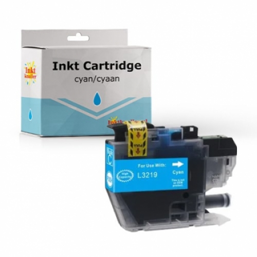 Huismerk voor Brother LC-3219 cyaan inkt cartridge