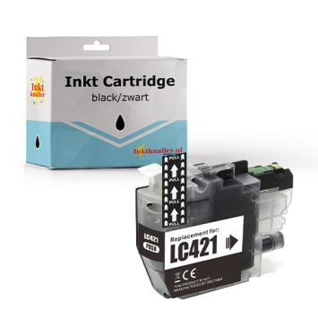 Huismerk voor Brother LC-421BK inktcartridge zwart 200 pagina's