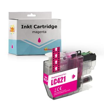 Huismerk voor Brother LC-421M inktcartridge magenta 200 pagina's