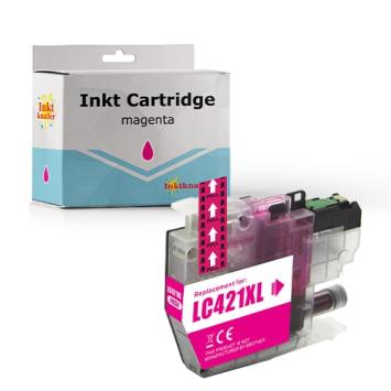 Huismerk voor Brother LC-421XLM inktcartridge magenta 500 pagina's