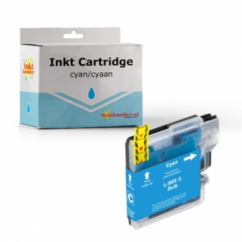 Huismerk voor Brother LC-985C 18 ml. inktcartridge cyaan