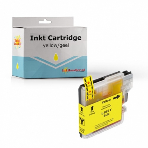 Huismerk voor Brother LC-985Y 18 ml. inktcartridge geel