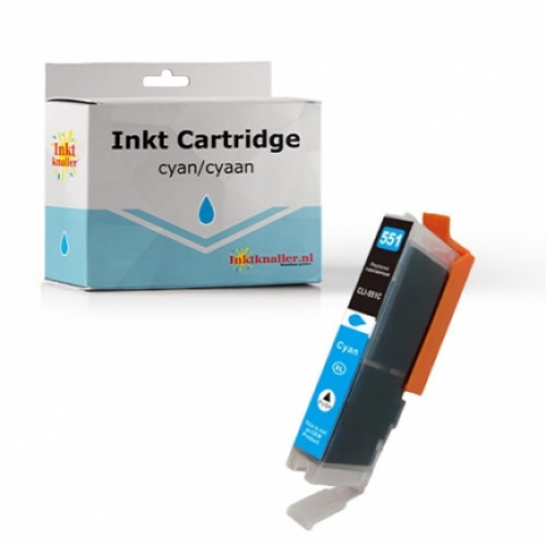 Huismerk Canon CLi-551C XL cyaan inktcartridge