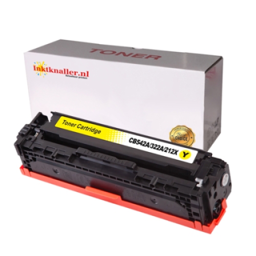 Huismerk vervangt HP CB542A - 125A toner geel