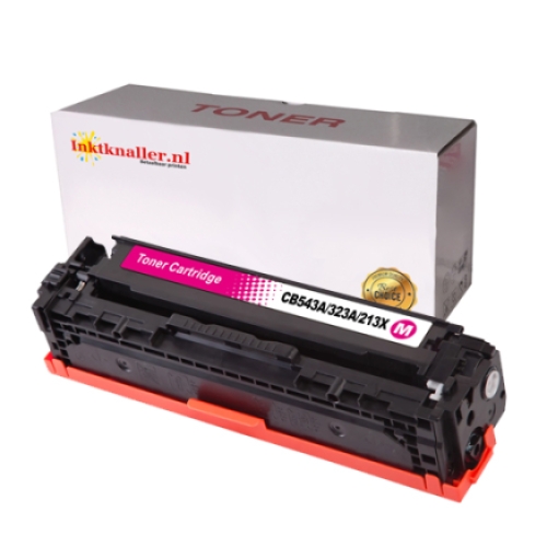 Huismerk vervangt HP CB543A - 125A toner magenta