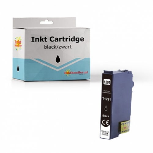 Huismerk Epson T1291 inktcartridge zwart 15 ml.