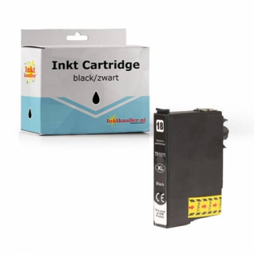 Huismerk Epson T1811 (18XL) inktcartridge zwart hoge capaciteit