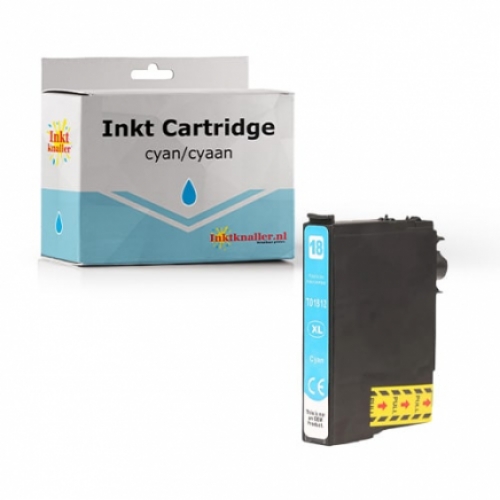 Huismerk Epson T1812 (18XL) inktcartridge cyaan hoge capaciteit