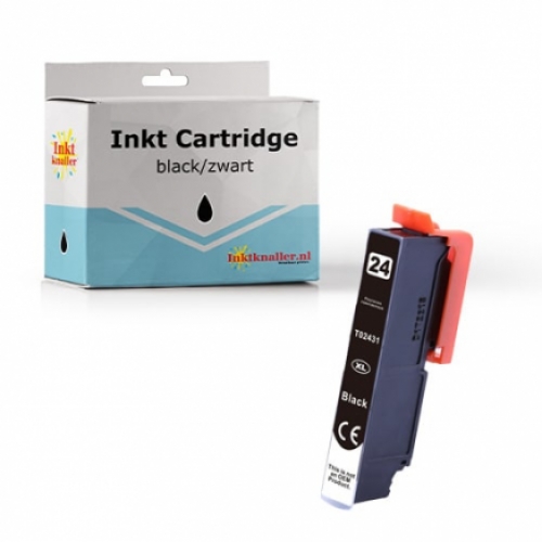 Huismerk Epson T2431 (T2421) -24XL inktcartridge HC zwart