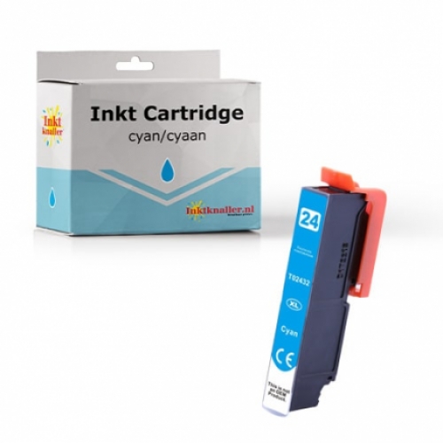 Huismerk Epson T2432 -24XL inktcartridge HC cyaan