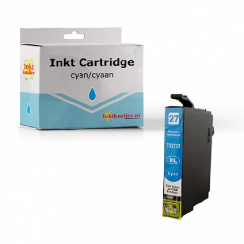 Huismerk Epson T2712 XL cyaan inktcartridge