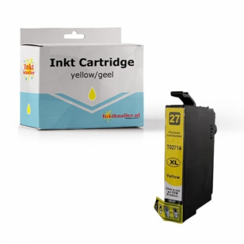 Huismerk Epson T2714 XL geel inktcartridge