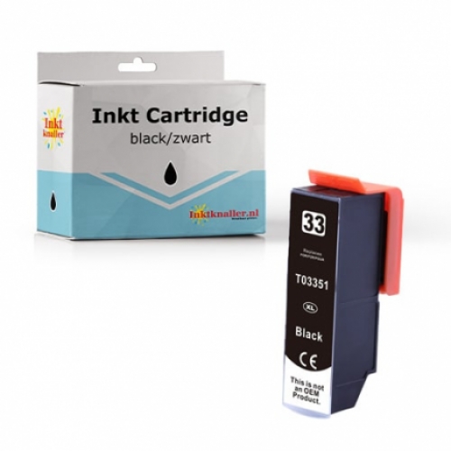 Huismerk Epson T3351 - 33XL cartridge zwart