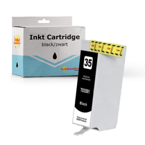 Huismerk Epson T3591 - 35XL inkt cartridge zwart - 45ml.