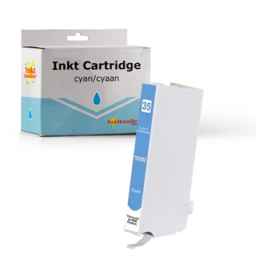 Huismerk Epson T3592 - 35XL inkt cartridge cyaan - 25ml.