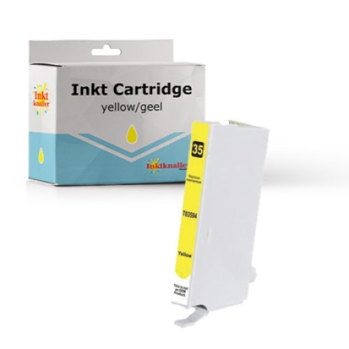 Huismerk Epson T3594 - 35XL inkt cartridge geel - 25ml.