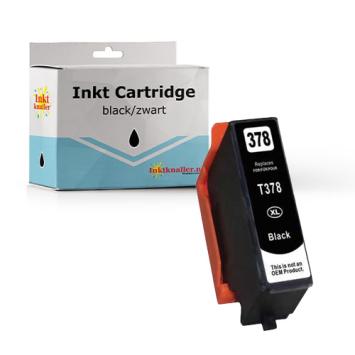 Huismerk Epson T3781 - 378 cartridge zwart