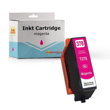 Huismerk Epson T3783 - 378 cartridge magenta