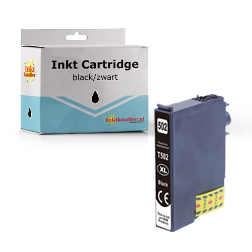 Huismerk Epson 502XL zwart inkt cartridge - inktknaller