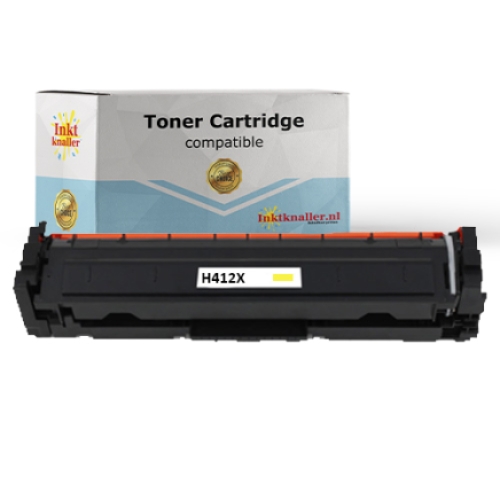 Huismerk vervangt HP CF412X - 410X  (046Y) toner geel hoge capaciteit