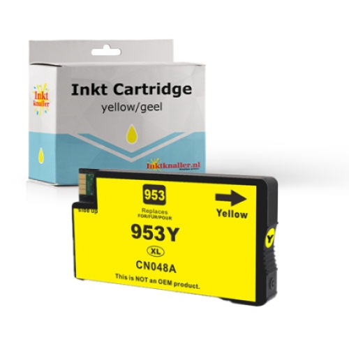 Huismerk voor HP 953XL geel inkt cartridge - inktknaller