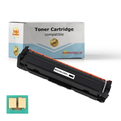 Huismerk vervangt HP W2210A - 207A toner zwart met chip