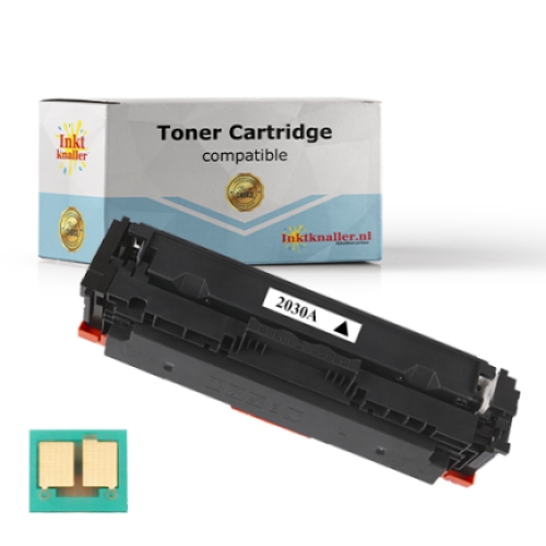Huismerk vervangt HP W2030A - 415A toner zwart met chip