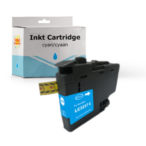 Huismerk voor Brother LC-3237 cyaan inkt cartridge