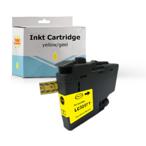 Huismerk voor Brother LC-3237 geel inkt cartridge