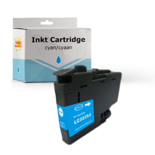 Huismerk voor Brother LC-3239 cyaan inkt cartridge