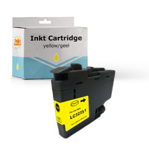 Huismerk voor Brother LC-3239 geel inkt cartridge