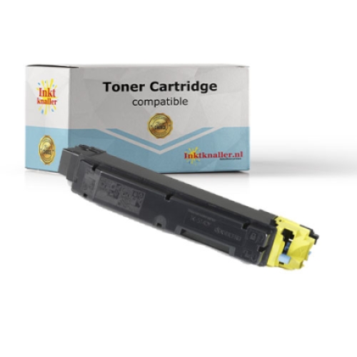 Huismerk vervangt Kyocera TK-5140Y toner geel