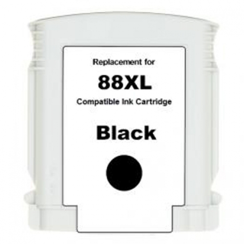 Compatible voor HP 88 XL zwart HC 73ml. inktcartridge