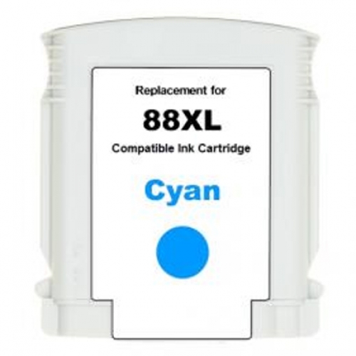 Compatible voor HP 88 XL - cyaan HC 24ml. inktcartridge