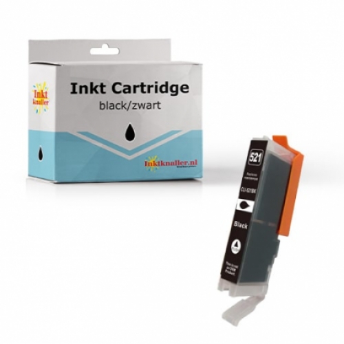 Huismerk Canon CLi-521BK cartridge foto zwart
