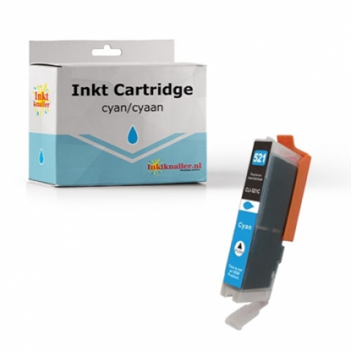 Huismerk Canon CLi-521C inktcartridge cyaan