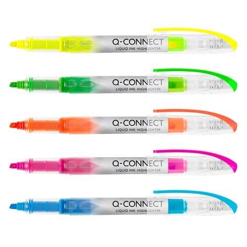 Q-CONNECT Liquid markeerstift, blauw