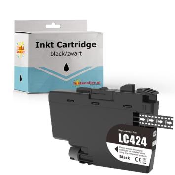 Huismerk voor Brother LC-424BK inktcartridge zwart, 750 pagina's