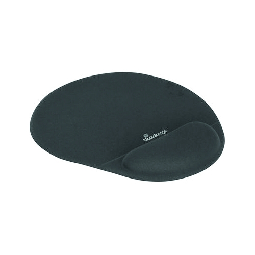 MediaRange Ergonomische muismat met polssteun, zwart