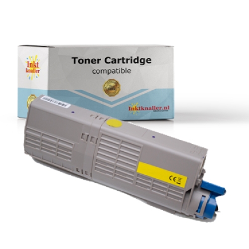 Huismerk vervangt Oki 46490605 toner geel - inktknaller