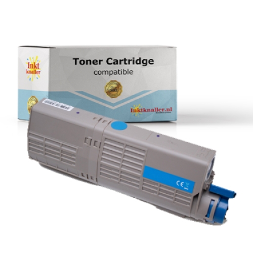 Huismerk vervangt Oki 46490607 toner cyaan - inktknaller