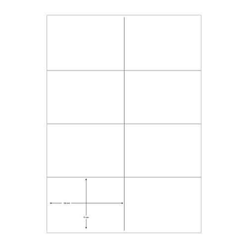 Q-CONNECT etiketten, wit, rechte hoeken, 105 x 74 mm, 100 vel, 8 etiketten per vel