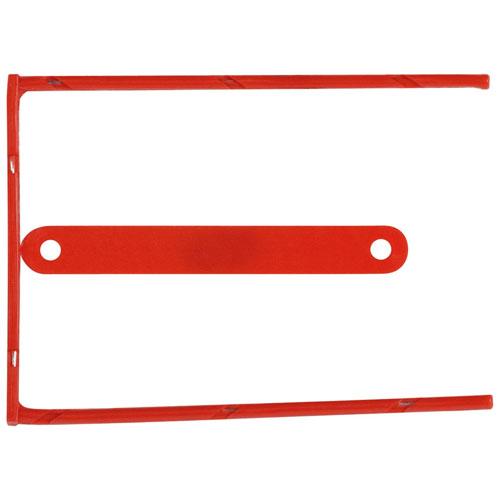 Q-CONNECT archiefbinder D-clip, doos van 100 stuks, rood