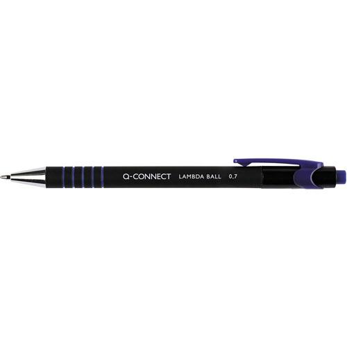 Q-CONNECT balpen Lambda, 0,5 mm, medium punt, blauw