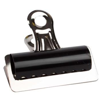 Q-CONNECT bulldogclip, zwart, 75 mm, doos van 10 stuks