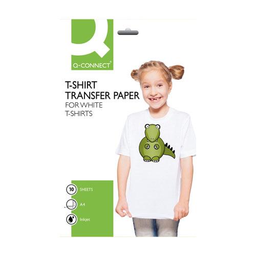 Q-CONNECT T-Shirt Transfer Paper, pak van 10 vel