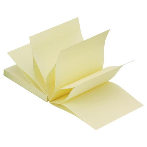 Q-CONNECT Z-Quick Notes, ft 76 x 76 mm, 100 vel, geel