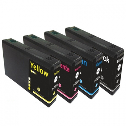 Huismerk Epson T7011-12-13-14 MULTI pack 4 inktcartridges Extra hoge capaciteit