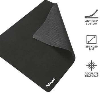 Trust Mouse Pad M, muismat, zwart