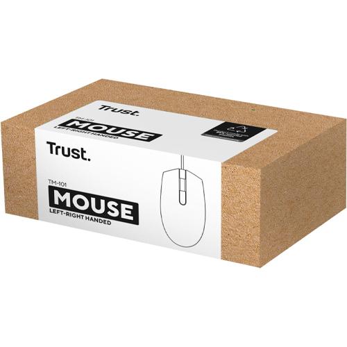 Trust muis TM-101 Eco, zwart